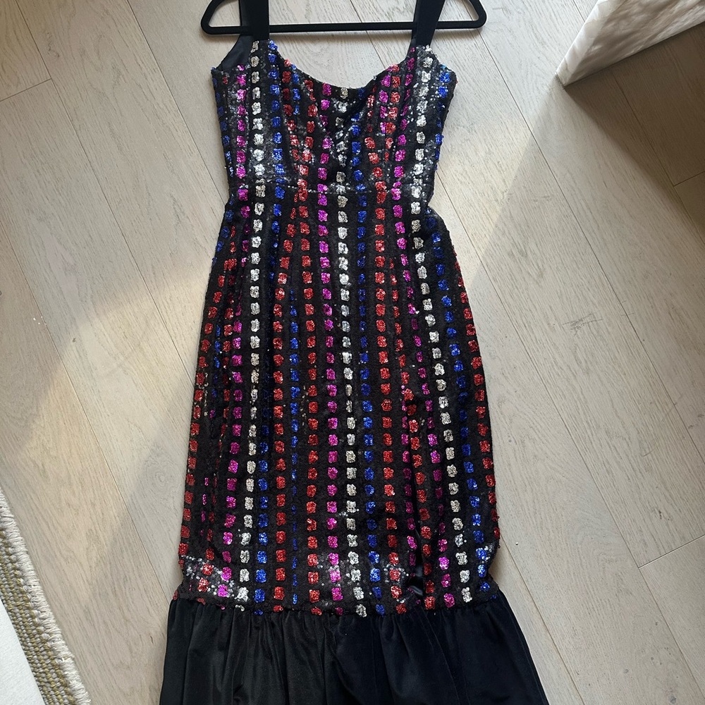 Markarian Gertrude Sequin Dress Size 4 - Picture 4 of 6